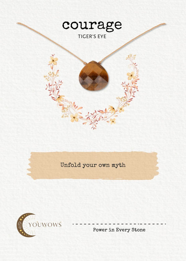 Tiger’S Eye Enlightenment Necklace For Courage