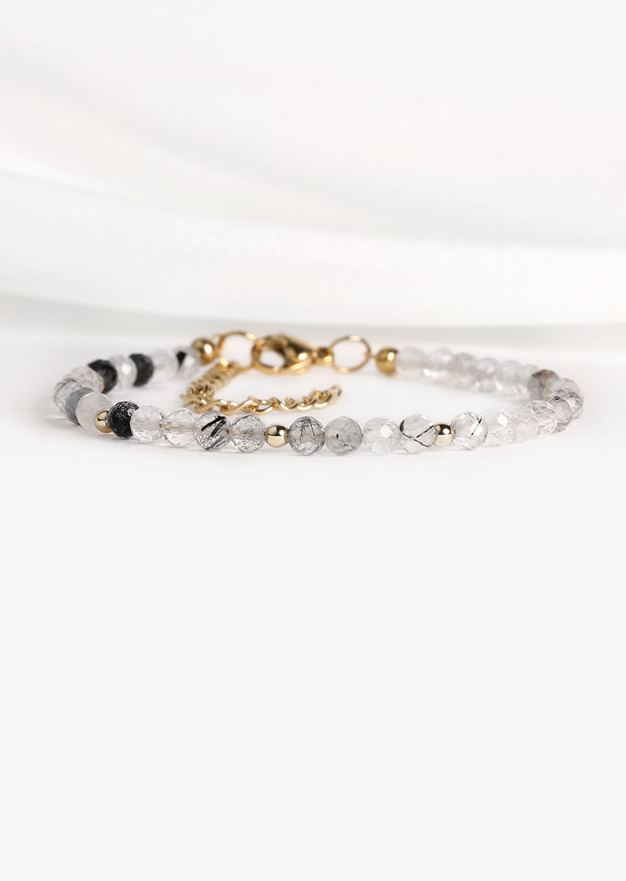 Harmonious Balance Tourmalinated Quartz Bracelet