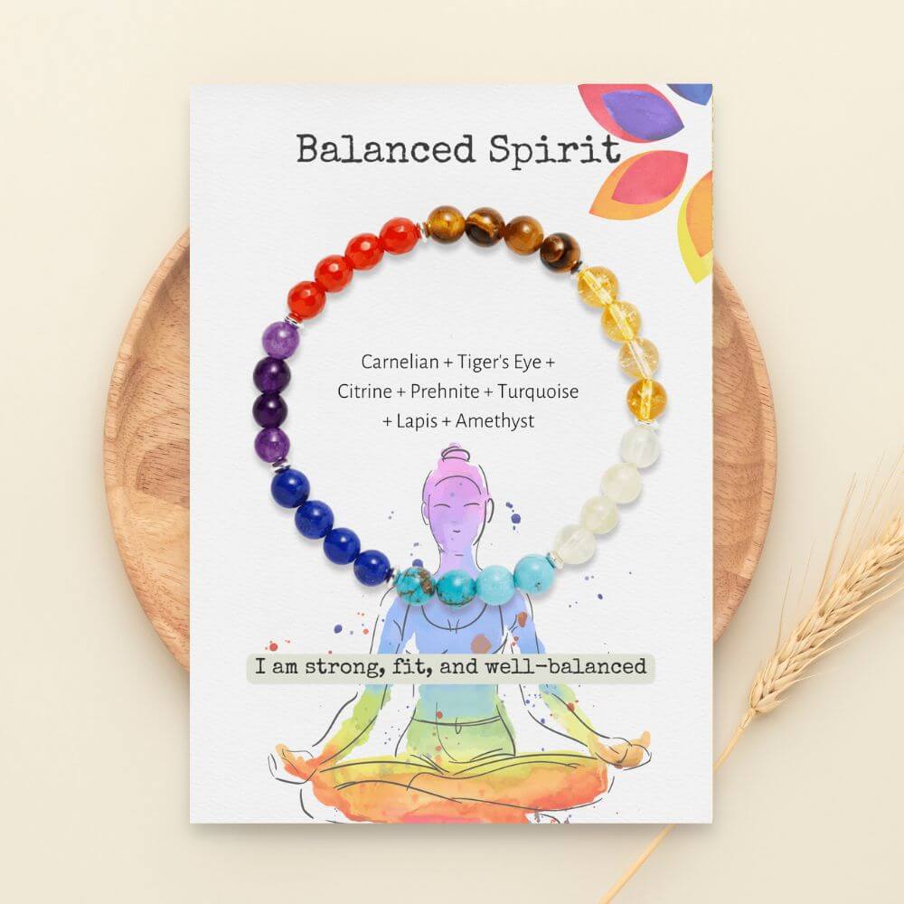 The Balanced Spirit 7 Chakra Bracelet