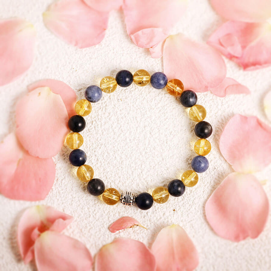 Sodalite & Citrine Bracelet