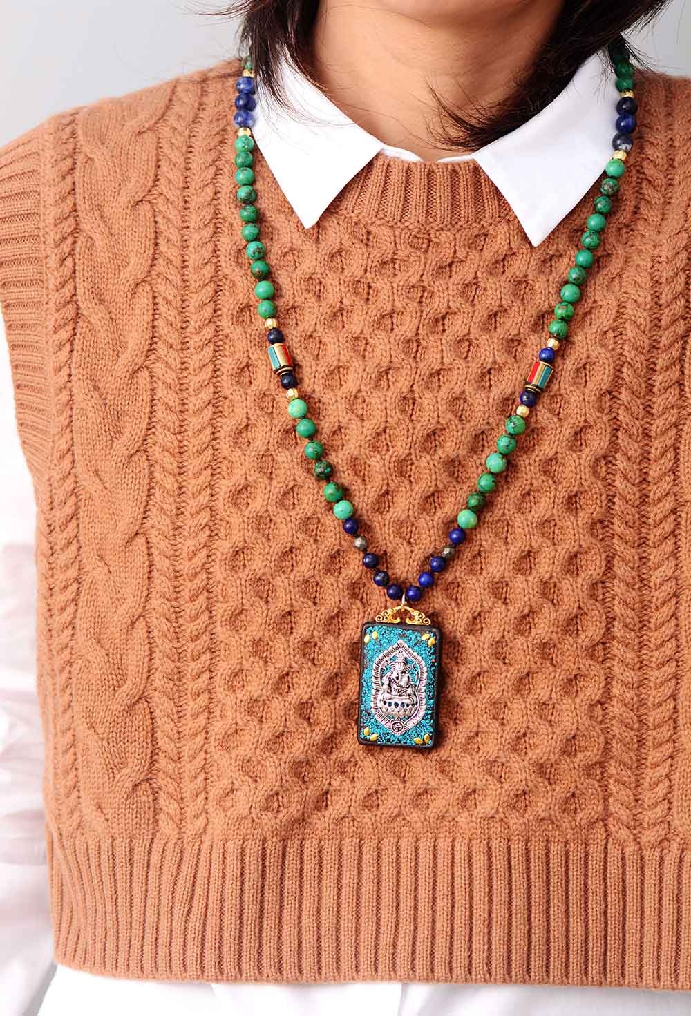 Origins Tibetan Elephant Pendant Necklace