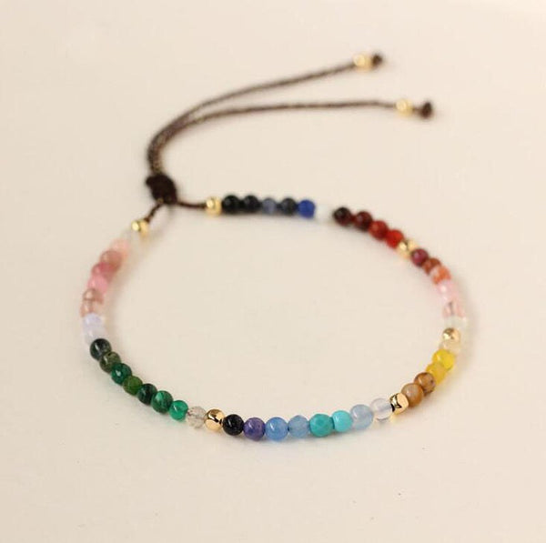 Rainbow Zodiac Chakra Healing Bracelet
