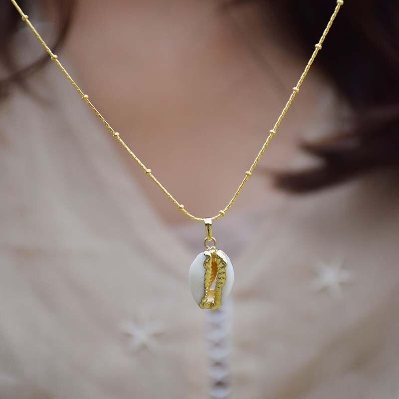 The Harmony Natural Shell Pendant Necklace