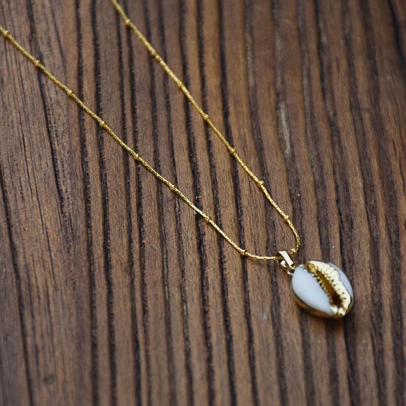 The Harmony Natural Shell Pendant Necklace
