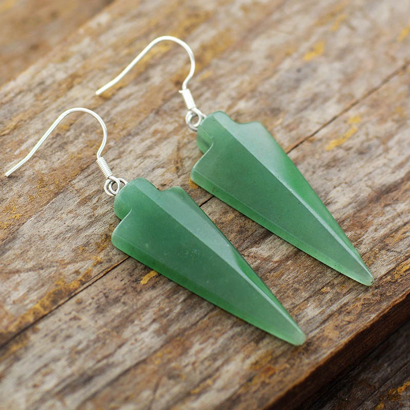 The Courage Arrowhead Drop Earring